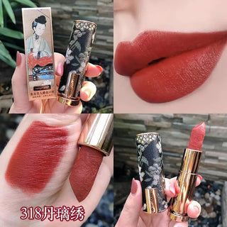 Oriental Classical Beauty Vintage Velvet Lipstick Matte Pigmented Waterproof Lasting Lip Makeup Silky touch Charming Cosmetics ALODIA STORE