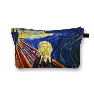 Starry Night / Kiss / Waterlily Painting Cosmetic Bag Van Gogh / Gustav Klimt / Monet Women ALODIA STORE