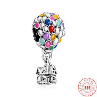 100% 925 Sterling Silver Boy Girls Feather Cat Dog Family Tree Beads Fit Original Pandora Charms Bracelet Women DIY Fine Jewelry ALODIA STORE