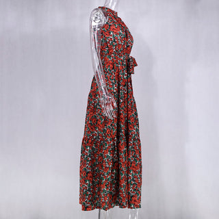 Summer Long Dress Polka Dot Casual Dresses Black Sexy Halter Strapless New 2023 ALODIA STORE