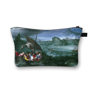 Starry Night / Kiss / Waterlily Painting Cosmetic Bag Van Gogh / Gustav Klimt / Monet Women ALODIA STORE