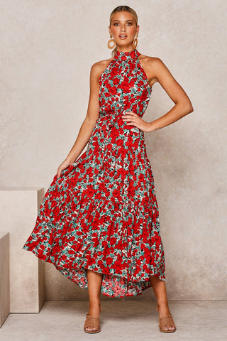 Summer Long Dress Polka Dot Casual Dresses Black Sexy Halter Strapless New 2023 ALODIA STORE