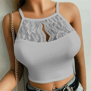 Women Lace Sexy Vest Strap Fashion Camisole Sleeveless T-Shirt Underwear Tank Tops Lady Korean Casual Women Summer Tank Croptop ALODIA STORE