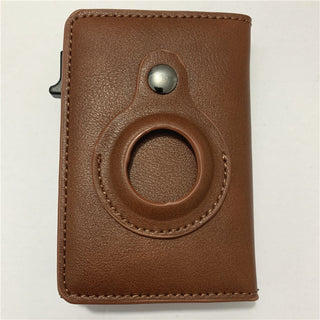 Top Carbon Fiber For Apple Airtag Wallet Men Business ID card ALODIA STORE