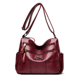 Vintage Women Shoulder Bag Branded Quality Leather Crossbody Bags ALODIA STORE