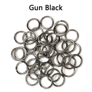 200pcs/lot Wholesale Open Circle Jump Rings Necklace Bracelet Earring Pendant Connectors DIY Making Jewelry Crafts Accessories ALODIA STORE