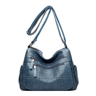 Vintage Women Shoulder Bag Branded Quality Leather Crossbody Bags ALODIA STORE