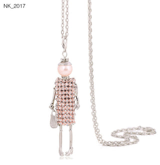 Cute Women Necklace Statement Lady Charm Long Trendy Necklace New Fashion Female Big Pendant Lovely Jewelry Gift Wholesale ALODIA STORE