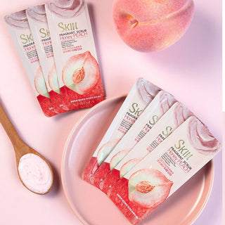 NEW Strawberry Peach Shea Butter Milk Exfoliating Peeling Gel Body Scrub Moisturizing Whitening Nourishing Scrub SkinCare Cream ALODIA STORE