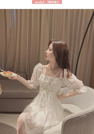 Fairy Dress Lace Chiffon Japan Style Kawaii Elegant Vintage Dress ALODIA STORE