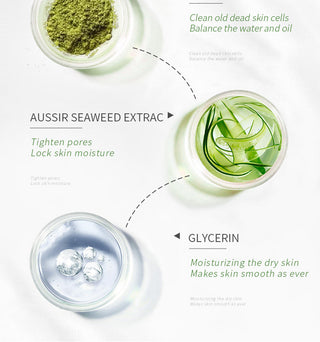 60g Matcha Essence Exfoliator Gel Facial Scrub Face Peeling Smooth Leg Arm Knee Repair Body Scrub Face Cream Whitening Skin Care ALODIA STORE