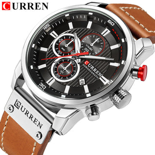 CURREN Fashion Date Quartz Men Watches Top Brand Luxury Male Clock Chronograph Sport Mens Wrist Watch Hodinky Relogio Masculino ALODIA STORE