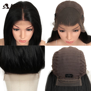 Noble Hair Synthetic Lace Front Wig Long straight 28 Inch Lace Wig Ombre Blonde Wig Heat Resistant Wigs For Women Lace Front Wig ALODIA STORE