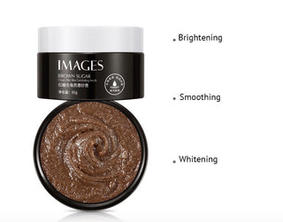 Brown Sugar Body Facial Scrub Natural Facial Exfoliator Exfoliating Whitening Brightening Peeling Cream Gel Face Scrub Removal ALODIA STORE