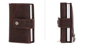Customize Men Card Wallet Business Credit Card Holders leather ALODIA STORE
