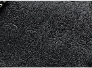 DAEYOTEN Skull Rivets Shoulder Bag Female Black ALODIA STORE