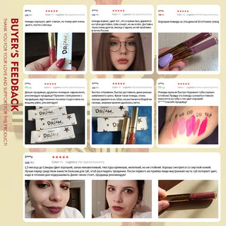 QIBEST Liquid Lipstick Waterproof Lipgloss 24 Color Lipgloss Lipstick Lips Makeup Cosmetic Long Lasting Lip Tint Lip Gloss Matte ALODIA STORE