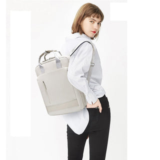 Waterproof Stylish Laptop Backpack Women 13.3 14 15.6 inch Korean Fashion Oxford Canvas USB College Backpack Bag Female Mochila ALODIA STORE