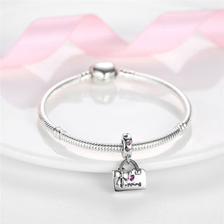 925 Sterling Silver Heart Shaped Charm Bead Fits Original Pandora Bracelet Necklace Women Chameleon Pendant DIY Fine Jewelry Hot ALODIA STORE