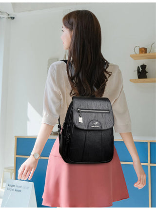 Women Leather Backpacks ALODIA STORE