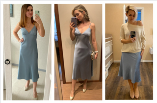2023Women Satin Deep V Neck Sexy Dress Solid Straight Pajamas Party Dress Elegant Female Summer Spaghetti Strap Dress Casual ALODIA STORE