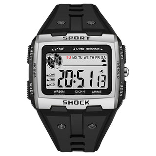 Big Numbers Easy to Read 5ATM Water Resistant Men Digital Watch Outdoor Sport ALODIA STORE