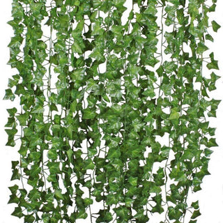 1Pcs 210Cm Green Silk Artificial Hanging Christmas Garland Plants Vine Leaves Diy Home Wedding Party Bathroom Garden Decoration ALODIA STORE