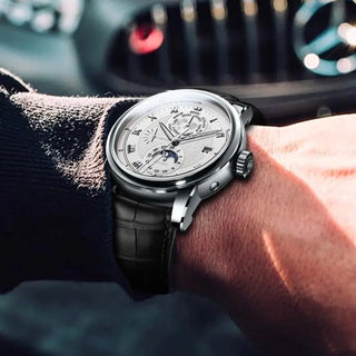 Vintage simple style Automatic Mechanical Switzerland Luxury Brand LOBINNI Watch Men Sapphire Waterproof Men's Clock Male Watch ALODIA STORE