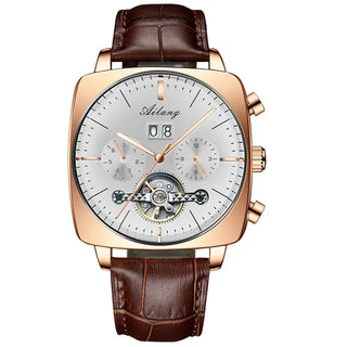 AILANG new watch men's automatic mechanical watch waterproof tourbillon black technology luminous fashion men's watch ALODIA STORE