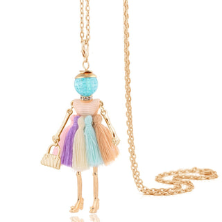 Cute Women Necklace Statement Lady Charm Long Trendy Necklace New Fashion Female Big Pendant Lovely Jewelry Gift Wholesale ALODIA STORE