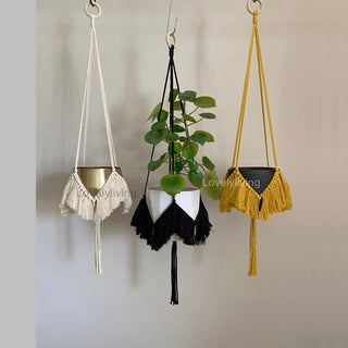 Big Macrame Hanging Planter Hanging Pot Plant Pot Macrame Plant Hangers Air Plant Holder Plant Hanging Decoration ALODIA STORE