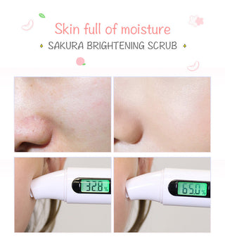 90g Honey Peach Exfoliating Scrub For Winter Deep Cleaning Whitening Exfoliating Pores Moisturizing Body Brightening Scrub Face ALODIA STORE