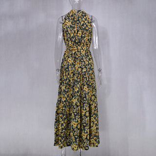 Summer Long Dress Polka Dot Casual Dresses Black Sexy Halter Strapless New 2023 ALODIA STORE