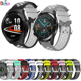 Bracelet Band 22MM For huawei watch gt 2e / GT 1 / GT2 46MM smartwatch Replacement Silicone Watchstrap For Huawei Watch 2 pro ALODIA STORE