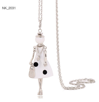 Cute Women Necklace Statement Lady Charm Long Trendy Necklace New Fashion Female Big Pendant Lovely Jewelry Gift Wholesale ALODIA STORE