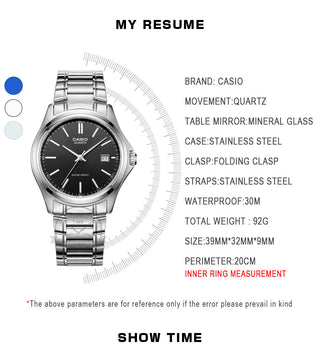 Casio watch wrist watch men top brand luxury set quartz watch 30m Waterproof men watch Sport military Watch relogio masculino ALODIA STORE