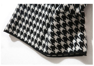 Bird lattice Turtleneck Basic Soft Sweater Dress Korean ALODIA STORE