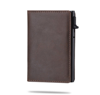 Top Carbon Fiber For Apple Airtag Wallet Men Business ID card ALODIA STORE
