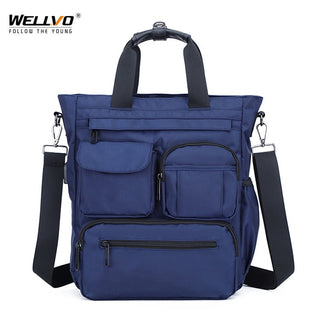 Multifunction Men Handbag Waterproof Men's Handbag Large Crossbody Shoulder Bags Business Office Messenger Bag Back Pack XA668C ALODIA STORE