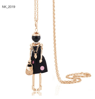 Cute Women Necklace Statement Lady Charm Long Trendy Necklace New Fashion Female Big Pendant Lovely Jewelry Gift Wholesale ALODIA STORE