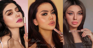 Pudaier Matte Lipstick Waterproof Lip Makeup 26 Colors Long Lasting Moisturizer Lip Tint Korean Black Velvet Nude Matte Lipstick - Alodia Store