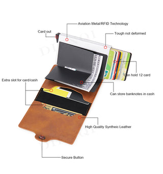 Clutch Leather Wallet Thin Purse Carteras ALODIA STORE
