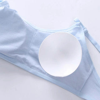 5PcLlot Young Girls Bra Cotton Training Bra Teenagers Lingerie Underwear 8-14Years ALODIA STORE