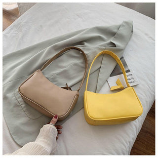 Fashion Design Women Small  Handbags Soft PU Leather Ladies Armpit Shoulder Bags Vintage Simple Girls Clutch Purse Tote ALODIA STORE