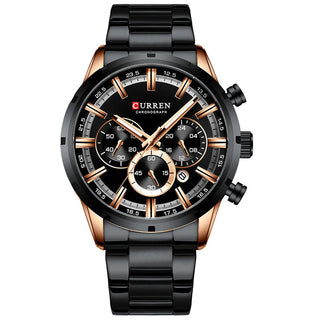 CURREN Men Watch Top Brand Luxury Sports Quartz Mens Watches Full Steel Waterproof Chronograph Wristwatch Men Relogio Masculino ALODIA STORE