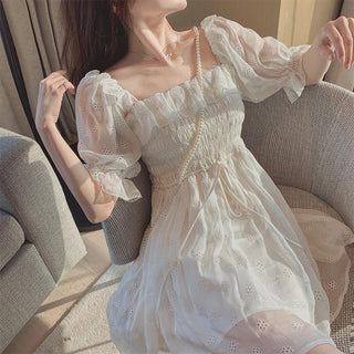 Fairy Dress Lace Chiffon Japan Style Kawaii Elegant Vintage Dress ALODIA STORE