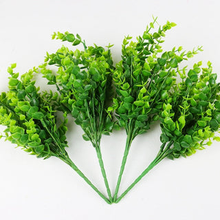 Artificial Flowers Plants Long Stem Plastic Persian Eucalyptus Leaf Fish Herb Home Office Table Centerpieces Garden Decoration ALODIA STORE