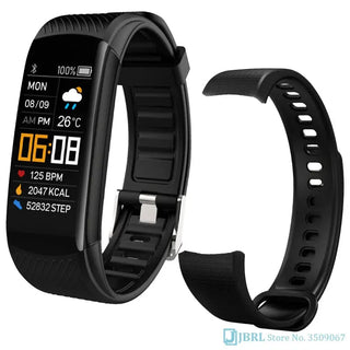 Fashion Sport Smart Watch Women Men Smartwatch Fitness Tracker Ladies For Android IOS Smart Clock Heart Rate Monitor Smart-Watch ALODIA STORE