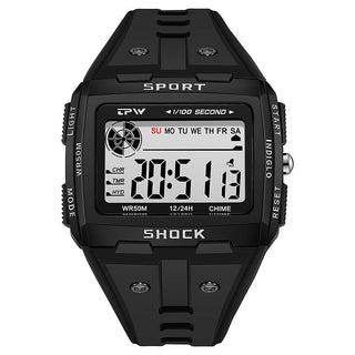 Big Numbers Easy to Read 5ATM Water Resistant Men Digital Watch Outdoor Sport ALODIA STORE