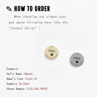 Personalized Pet Cat Dog ID Tag Collar Accessories MW001 Custom Engraved Necklace Chain Charm Supplies For Dog Tag Name Products ALODIA STORE